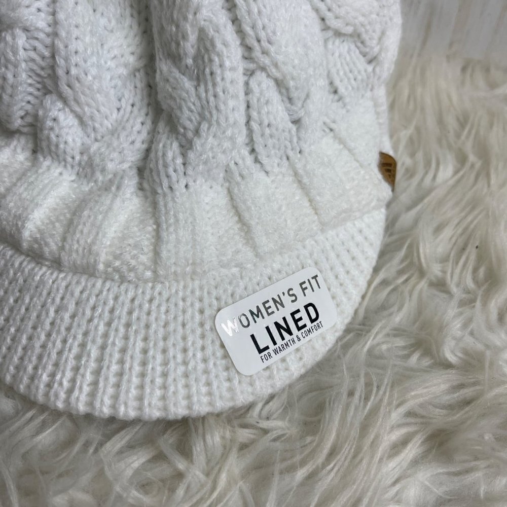 Adidas Crystal Brimmer Hat OS White NWT Climawarm - Picture 3 of 10